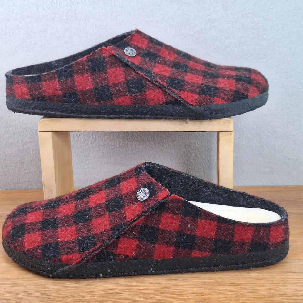 Birkenstock clear plaid